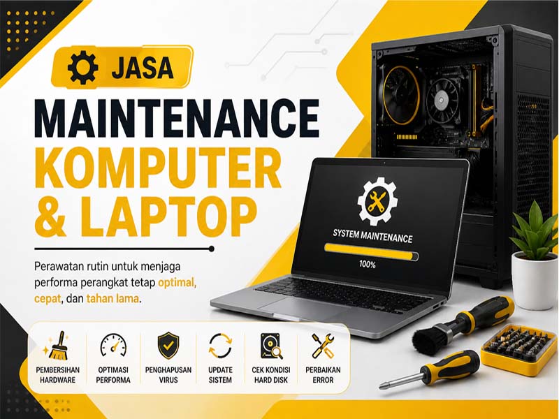 Jasa Maintenance Komputer dan laptop di Jakarta